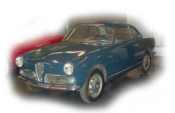 Ein Alfa-Romeo Giulia Sprint von 1962