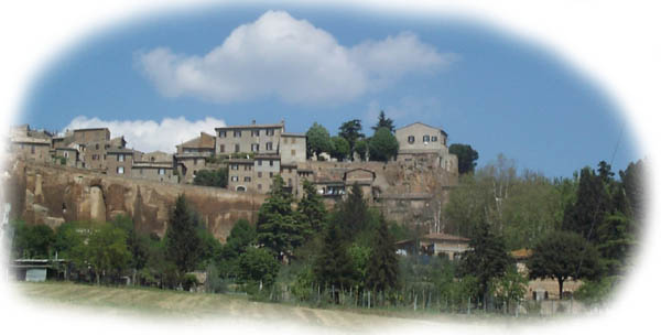 Stadt auf einem Hügel - Orvieto