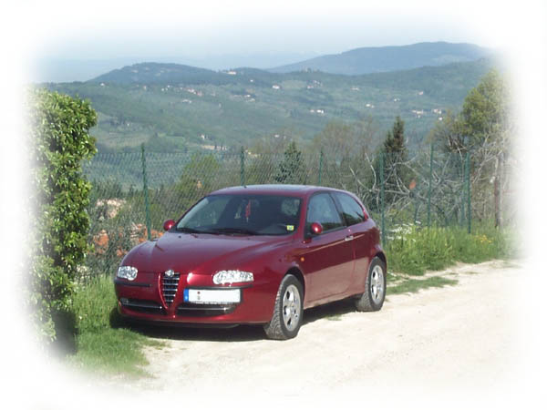 Eine Alfa Romeo, endlich mal zu Hause !